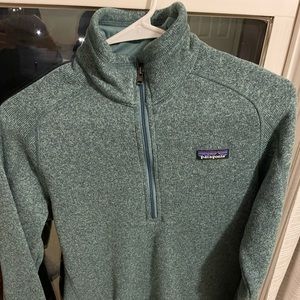 NWOT Patagonia Better Sweater - blue/green size m
